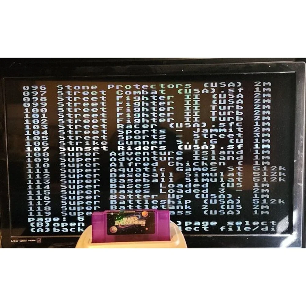Super Nintendo 3000 in 1 Multi Video Game Cart SNES Retro Gaming Clear purple